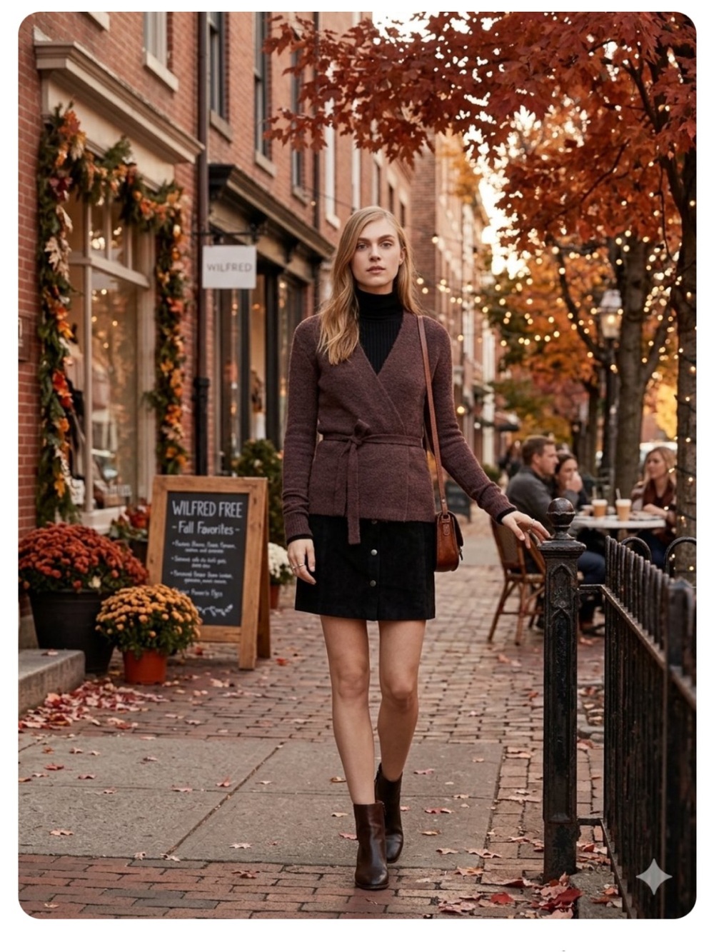 Aritzia Wilfred Free Cardigan Wrap Tie Sweater Sz XS
Brown Alpaca Blend  EUC 🤎